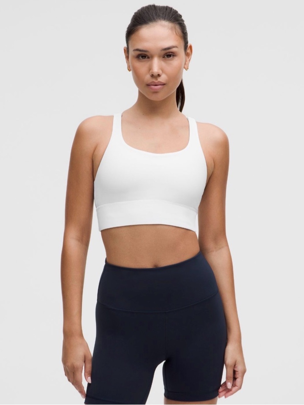 Energy Longline Bra in White